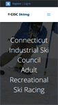 Mobile Screenshot of ciscskiing.org