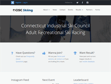 Tablet Screenshot of ciscskiing.org